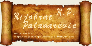 Mijobrat Palamarević vizit kartica